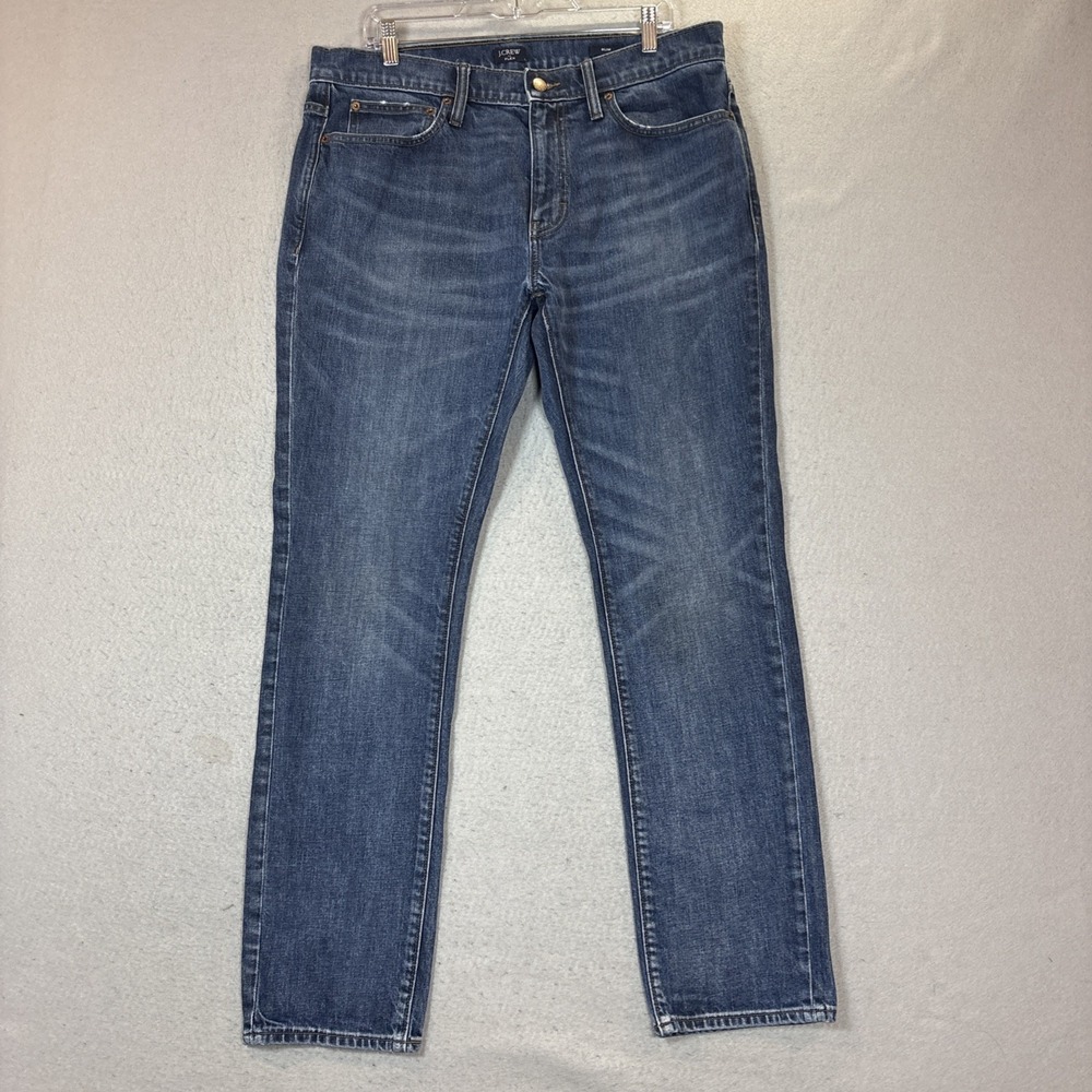 J.‎ Crew Flex Slim Men Jeans Straight Leg Blue Size 36x32